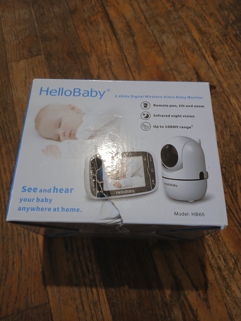 White Baby Monitor Camera  By HelloBaby